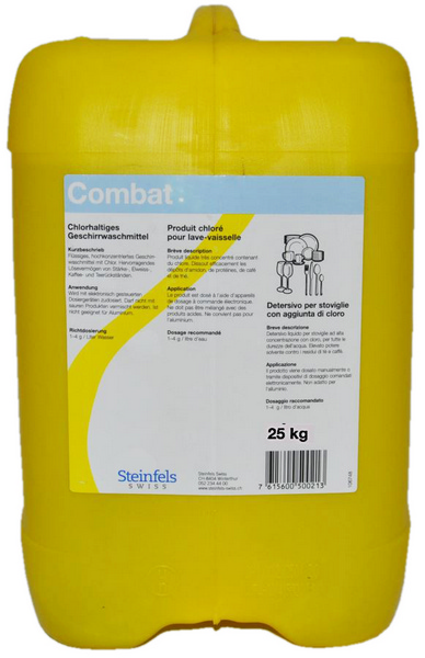 Combat maschinelles Geschwirrwaschmittel mit Chlor