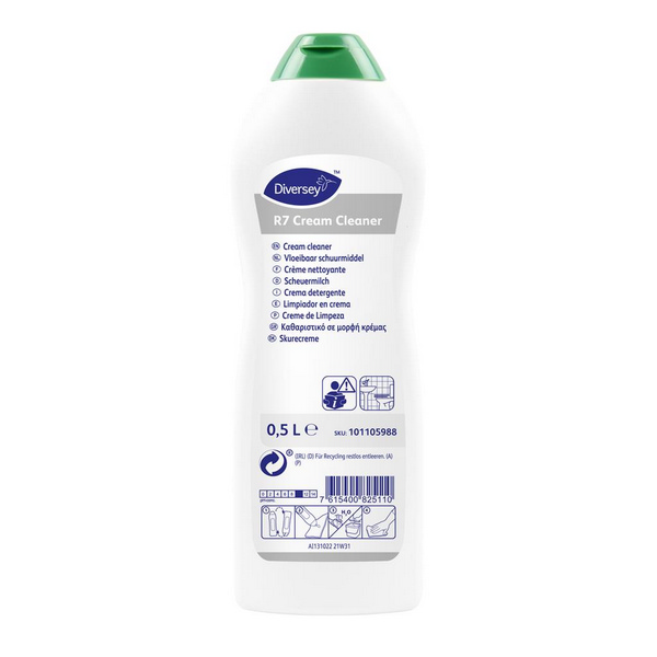 Cream Cleaner R7 Creme-Reiniger weiss, flüssig, pH: 10, 500 ml, gebrauchsfertig - Webstar - Hygiene- und Verbrauchsartikel - Medizin- und Pflegeprodukte - Kiosk- und Shopartikel - Fun Food Service - Schweiz - Articles d’hygiène et consommables - Produits médicaux et de soins - Produits de kiosque et de magasin - Fun Food Service - Suisse
