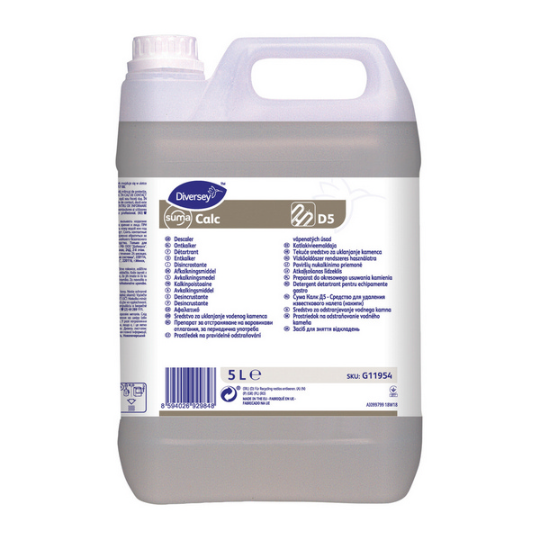 Suma Calc D5 Entkalker klar, flüssig, pH: <2, 5 Liter, Konzentrat suma-calc-d5-entkalker-klar-flussig-ph-2-5-liter-konzentrat-50-379121 - Webstar - Hygiene- und Verbrauchsartikel - Medizin- und Pflegeprodukte - Kiosk- und Shopartikel - Fun Food Service - Schweiz - Articles d’hygiène et consommables - Produits médicaux et de soins - Produits de kiosque et de magasin - Fun Food Service - Suisse