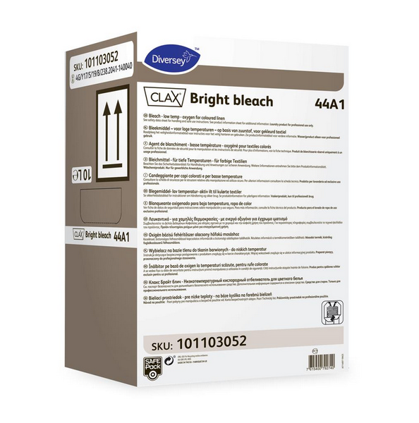 Clax Bright Bleach SP Bleichmittel auf Persäurebasis weiss, flüssig, pH: 4, 10 Liter, SafePack, über Dosiergerät - Webstar - Hygiene- und Verbrauchsartikel - Medizin- und Pflegeprodukte - Kiosk- und Shopartikel - Fun Food Service - Schweiz - Articles d’hygiène et consommables - Produits médicaux et de soins - Produits de kiosque et de magasin - Fun Food Service - Suisse