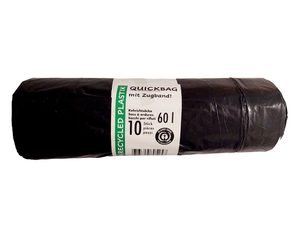 Kehrichtsäcke ECO mit Zugband ohne Abreissperforation