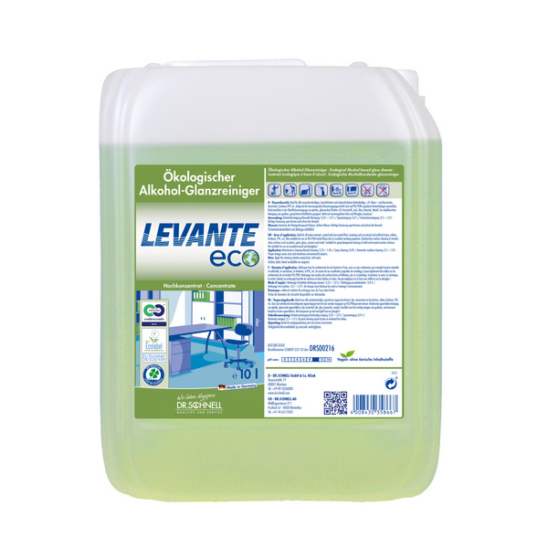 LEVANTE ECO ökologischer Alkohol-Glanzreiniger