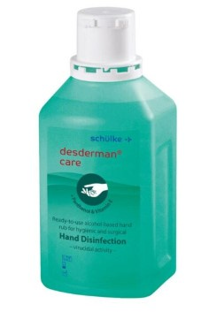 desderman care Händedesinfektion transparent, flüssig, viruzid, 500 ml - Webstar - Hygiene- und Verbrauchsartikel - Medizin- und Pflegeprodukte - Kiosk- und Shopartikel - Fun Food Service - Schweiz - Articles d’hygiène et consommables - Produits médicaux et de soins - Produits de kiosque et de magasin - Fun Food Service - Suisse