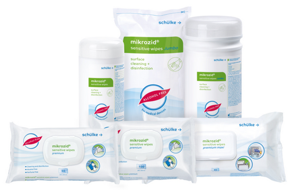 mikrozid sensitive wipes premium