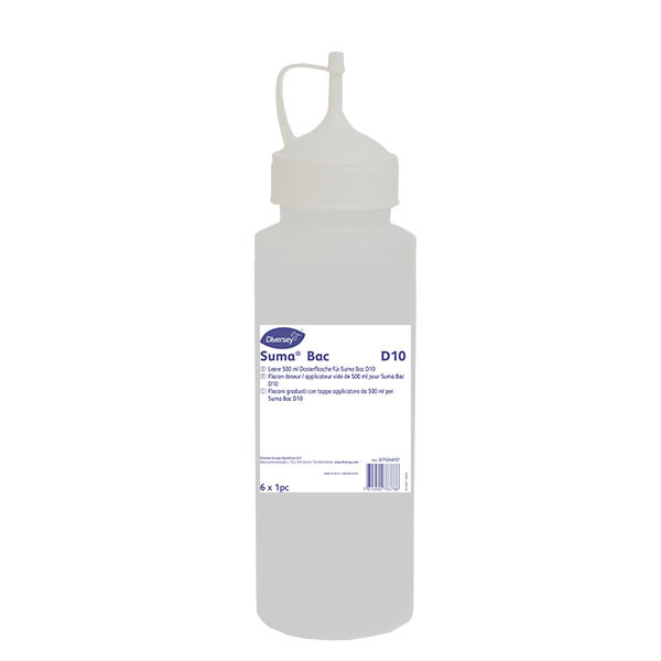 Suma Bac D10 Gebrauchsflasche leer, 500 ml - Webstar - Hygiene- und Verbrauchsartikel - Medizin- und Pflegeprodukte - Kiosk- und Shopartikel - Fun Food Service - Schweiz - Articles d’hygiène et consommables - Produits médicaux et de soins - Produits de kiosque et de magasin - Fun Food Service - Suisse