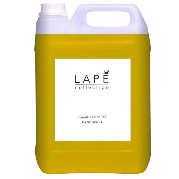 LAPE Collection Oriental Lemon Tea Hand Wash - Handseife orientalischem Zitronenteeduft, gelb, flüssig, pH: 5 (Pur), 5 Liter - Webstar - Hygiene- und Verbrauchsartikel - Medizin- und Pflegeprodukte - Kiosk- und Shopartikel - Fun Food Service - Schweiz - Articles d’hygiène et consommables - Produits médicaux et de soins - Produits de kiosque et de magasin - Fun Food Service - Suisse