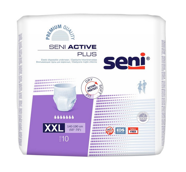 Seni Active Plus XX-Large Pants - Webstar - Hygiene- und Verbrauchsartikel - Medizin- und Pflegeprodukte - Kiosk- und Shopartikel - Fun Food Service - Schweiz - Articles d’hygiène et consommables - Produits médicaux et de soins - Produits de kiosque et de magasin - Fun Food Service - Suisse