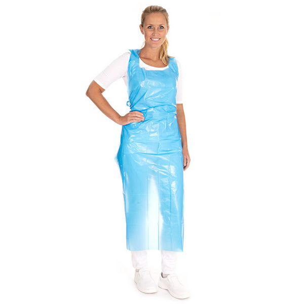 Hygonorm Latzschürze 120 x 75 cm, blau - Webstar - Hygiene- und Verbrauchsartikel - Medizin- und Pflegeprodukte - Kiosk- und Shopartikel - Fun Food Service - Schweiz - Articles d’hygiène et consommables - Produits médicaux et de soins - Produits de kiosque et de magasin - Fun Food Service - Suisse