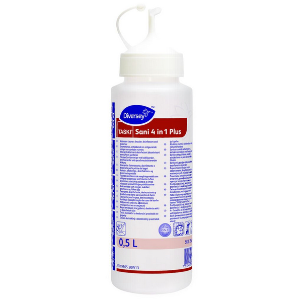 TASKI Sani 4in1 Plus Gebrauchsflasche leer, 500 ml - Webstar - Hygiene- und Verbrauchsartikel - Medizin- und Pflegeprodukte - Kiosk- und Shopartikel - Fun Food Service - Schweiz - Articles d’hygiène et consommables - Produits médicaux et de soins - Produits de kiosque et de magasin - Fun Food Service - Suisse