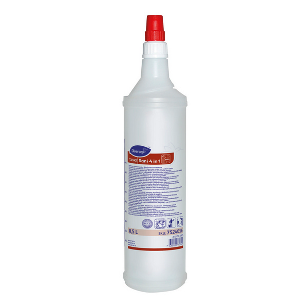 TASKI Sani 4 in 1 Schaum-Knickhalsflasche leer, 500 ml - Webstar - Hygiene- und Verbrauchsartikel - Medizin- und Pflegeprodukte - Kiosk- und Shopartikel - Fun Food Service - Schweiz - Articles d’hygiène et consommables - Produits médicaux et de soins - Produits de kiosque et de magasin - Fun Food Service - Suisse