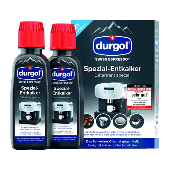 Durgol swiss Espresso Spezial-Entkalker für Kaffeemaschinen