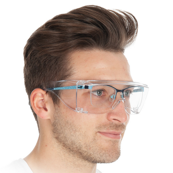 Hygostar Schutzbrille Polycar für Brillenträger Klare Gläser, EN 166 - Webstar - Hygiene- und Verbrauchsartikel - Medizin- und Pflegeprodukte - Kiosk- und Shopartikel - Fun Food Service - Schweiz - Articles d’hygiène et consommables - Produits médicaux et de soins - Produits de kiosque et de magasin - Fun Food Service - Suisse