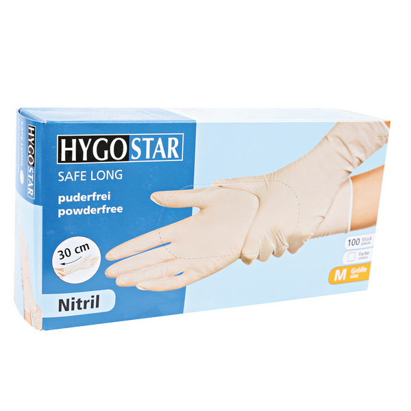 HYGOSTAR Safe Superlong Nitrilhandschuhe Long