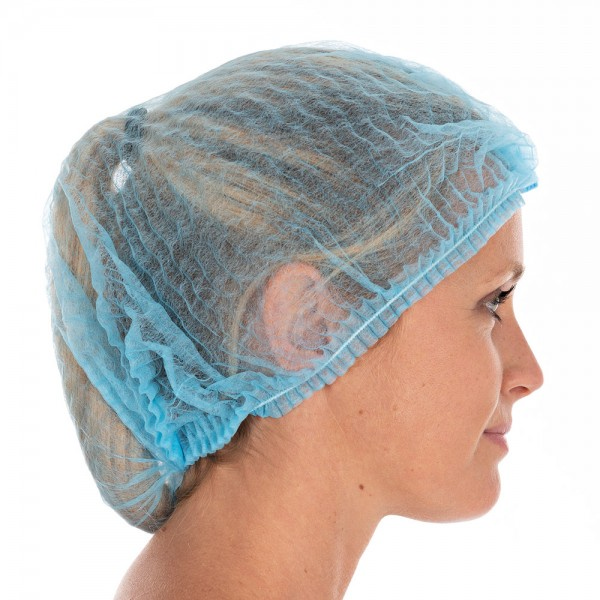 Klipphaube Light PP Vlies blau 60 cm - Webstar - Hygiene- und Verbrauchsartikel - Medizin- und Pflegeprodukte - Kiosk- und Shopartikel - Fun Food Service - Schweiz - Articles d’hygiène et consommables - Produits médicaux et de soins - Produits de kiosque et de magasin - Fun Food Service - Suisse