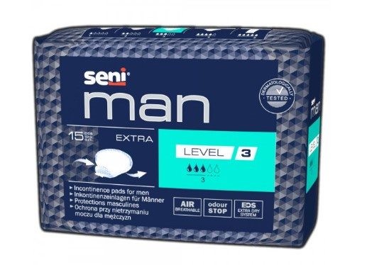 Seni Man Extra Inkontinenzeinlagen für Männer, Level 3 - Webstar - Hygiene- und Verbrauchsartikel - Medizin- und Pflegeprodukte - Kiosk- und Shopartikel - Fun Food Service - Schweiz - Articles d’hygiène et consommables - Produits médicaux et de soins - Produits de kiosque et de magasin - Fun Food Service - Suisse