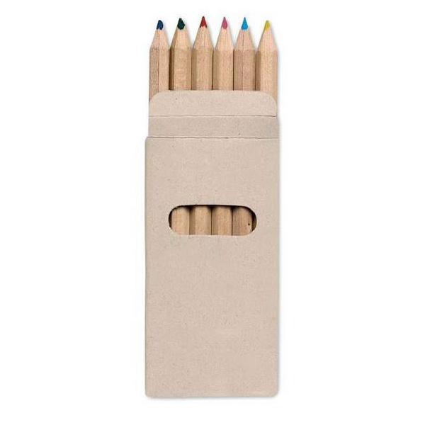 Malstifte 6 Farben im Karton 9.2x4.5x0.7cm - Webstar - Hygiene- und Verbrauchsartikel - Medizin- und Pflegeprodukte - Kiosk- und Shopartikel - Fun Food Service - Schweiz - Articles d’hygiène et consommables - Produits médicaux et de soins - Produits de kiosque et de magasin - Fun Food Service - Suisse