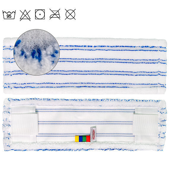 CLEAN and CLEVER Microfasermopp Premium PRO Taschen/Laschen, 50 cm - Webstar - Hygiene- und Verbrauchsartikel - Medizin- und Pflegeprodukte - Kiosk- und Shopartikel - Fun Food Service - Schweiz - Articles d’hygiène et consommables - Produits médicaux et de soins - Produits de kiosque et de magasin - Fun Food Service - Suisse