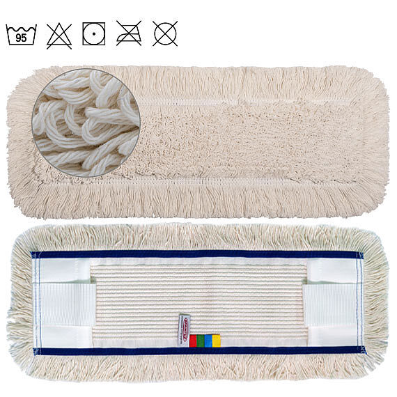 CLEAN and CLEVER Baumwollmopp Classic PRO Taschen/Laschen, 40 cm - Webstar - Hygiene- und Verbrauchsartikel - Medizin- und Pflegeprodukte - Kiosk- und Shopartikel - Fun Food Service - Schweiz - Articles d’hygiène et consommables - Produits médicaux et de soins - Produits de kiosque et de magasin - Fun Food Service - Suisse