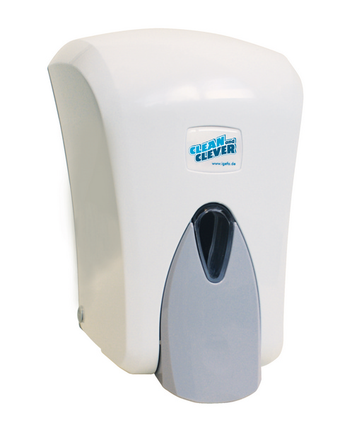 CLEAN and CLEVER Schaumseifenspender SMA 403 Kunststoff, weiss, 225 × 155 × 125 mm, 1 Liter - Webstar - Hygiene- und Verbrauchsartikel - Medizin- und Pflegeprodukte - Kiosk- und Shopartikel - Fun Food Service - Schweiz - Articles d’hygiène et consommables - Produits médicaux et de soins - Produits de kiosque et de magasin - Fun Food Service - Suisse