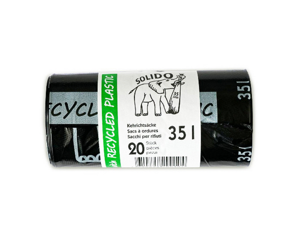 Kehrichtsäcke Solido mit Verschlussband