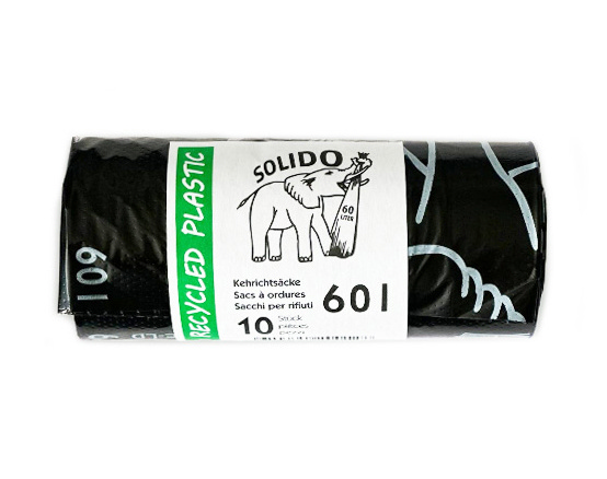 Kehrichtsäcke Solido mit Verschlussband