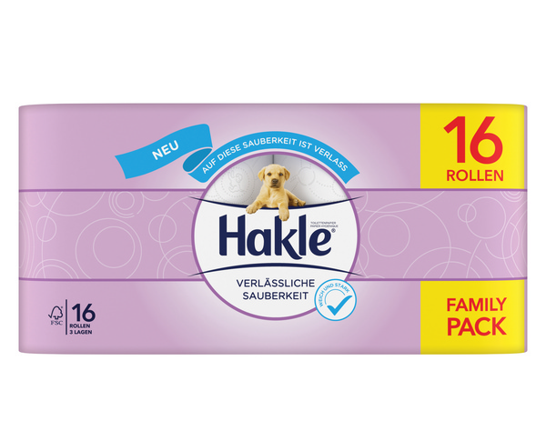 Hakle Verlässliche Sauberkeit Toilettenpapier Kleinrollen