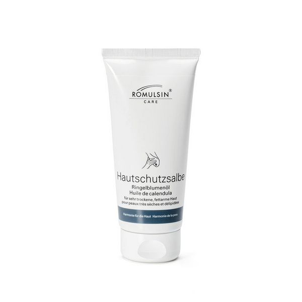 ROMULSIN Hautschutzsalbe für trockene und fettarme Haut, mit Ringelblumenöl, 200ml - Webstar - Hygiene- und Verbrauchsartikel - Medizin- und Pflegeprodukte - Kiosk- und Shopartikel - Fun Food Service - Schweiz - Articles d’hygiène et consommables - Produits médicaux et de soins - Produits de kiosque et de magasin - Fun Food Service - Suisse