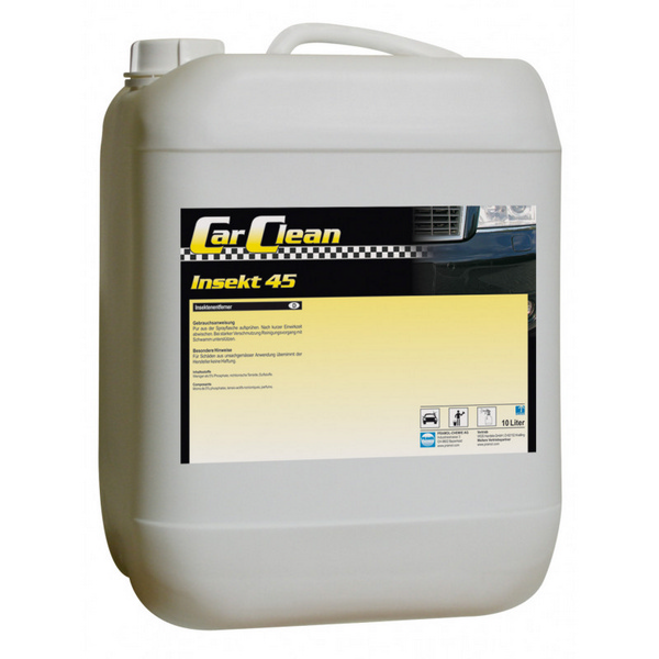 CarClean Insekt 45 Insektenentferner für Scheiben und Lack farblos, flüssig, pH: 11, 10 Liter, gebrauchsfertig - Webstar - Hygiene- und Verbrauchsartikel - Medizin- und Pflegeprodukte - Kiosk- und Shopartikel - Fun Food Service - Schweiz - Articles d’hygiène et consommables - Produits médicaux et de soins - Produits de kiosque et de magasin - Fun Food Service - Suisse