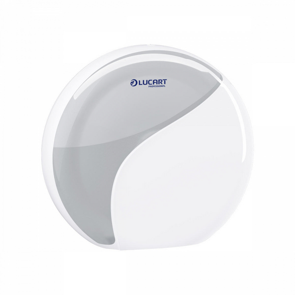Lucart Toilettenpapierspender Maxi Jumbo – Identity Kunststoff, H: 328x350x127 mm, abschliessbar, mit Sichtfenster, weiss - Webstar - Hygiene- und Verbrauchsartikel - Medizin- und Pflegeprodukte - Kiosk- und Shopartikel - Fun Food Service - Schweiz - Articles d’hygiène et consommables - Produits médicaux et de soins - Produits de kiosque et de magasin - Fun Food Service - Suisse