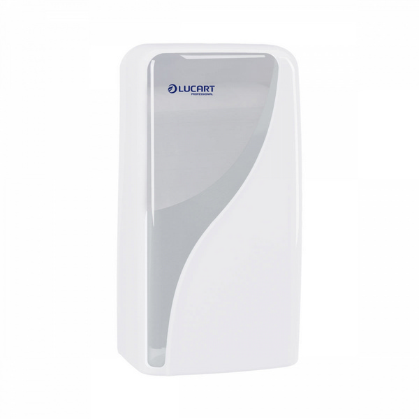 Lucart Spender für Einzelblatt-Toilettenpapier – Identity Kunststoff, H: 280x151x133 mm, abschliessbar, mit Sichtfenster, weiss - Webstar - Hygiene- und Verbrauchsartikel - Medizin- und Pflegeprodukte - Kiosk- und Shopartikel - Fun Food Service - Schweiz - Articles d’hygiène et consommables - Produits médicaux et de soins - Produits de kiosque et de magasin - Fun Food Service - Suisse
