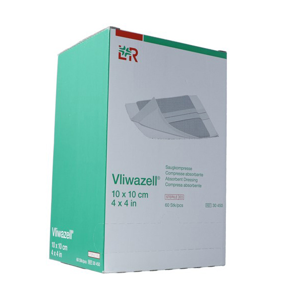 Vliwazell Saugkompresse steril, 10x10cm, 60 Stück - Webstar - Hygiene- und Verbrauchsartikel - Medizin- und Pflegeprodukte - Kiosk- und Shopartikel - Fun Food Service - Schweiz - Articles d’hygiène et consommables - Produits médicaux et de soins - Produits de kiosque et de magasin - Fun Food Service - Suisse