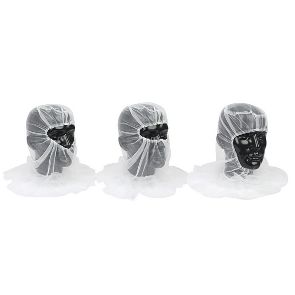Astrohaube Micromesh Nylon mit Cape weiss Kombination: Haube - Webstar - Hygiene- und Verbrauchsartikel - Medizin- und Pflegeprodukte - Kiosk- und Shopartikel - Fun Food Service - Schweiz - Articles d’hygiène et consommables - Produits médicaux et de soins - Produits de kiosque et de magasin - Fun Food Service - Suisse