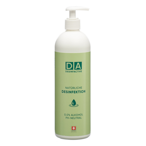 DESINFACTIVE PURE, Desinfektionsmittel pH Neutral, flüssig, alholfrei, vegan, biologisch abbaubar, Dosierpumpe, 500ml - Webstar - Hygiene- und Verbrauchsartikel - Medizin- und Pflegeprodukte - Kiosk- und Shopartikel - Fun Food Service - Schweiz - Articles d’hygiène et consommables - Produits médicaux et de soins - Produits de kiosque et de magasin - Fun Food Service - Suisse