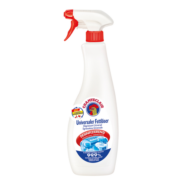Chanteclair Universaler Fettlöser Desinfizierend Marseille-Seife-Duft, weiss, flüssig, pH: 11,4-12,3, 750 ml, gebrauchsfertig, Spray chanteclair-universaler-fettloser-desinfizierend-marseille-seife-duft-weiss-flussig-ph-11-4-12-3-750-ml-gebrauchsfertig-spray-50-414990 - Webstar - Hygiene- und Verbrauchsartikel - Medizin- und Pflegeprodukte - Kiosk- und Shopartikel - Fun Food Service - Schweiz - Articles d’hygiène et consommables - Produits médicaux et de soins - Produits de kiosque et de magasin