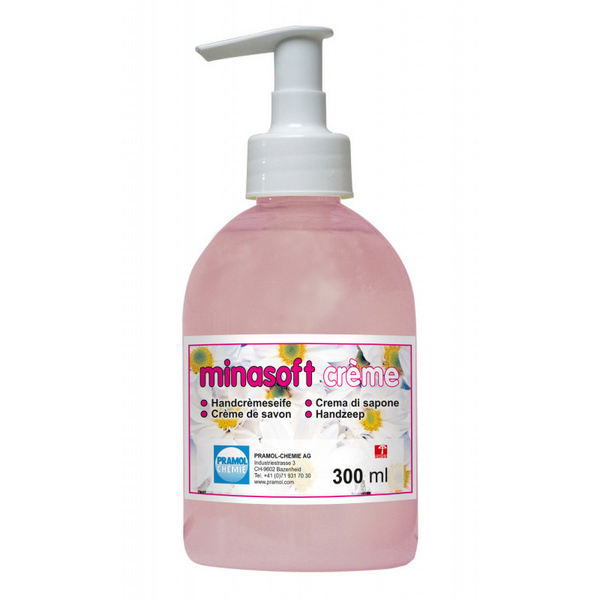 Handcrèmeseife Minasoft crème rosa, flüssig, pH: 7 - 8, 300 ml, gebrauchsfertig handcremeseife-minasoft-creme-rosa-flussig-ph-7-8-300-ml-gebrauchsfertig-50-417760 - Webstar - Hygiene- und Verbrauchsartikel - Medizin- und Pflegeprodukte - Kiosk- und Shopartikel - Fun Food Service - Schweiz - Articles d’hygiène et consommables - Produits médicaux et de soins - Produits de kiosque et de magasin - Fun Food Service - Suisse