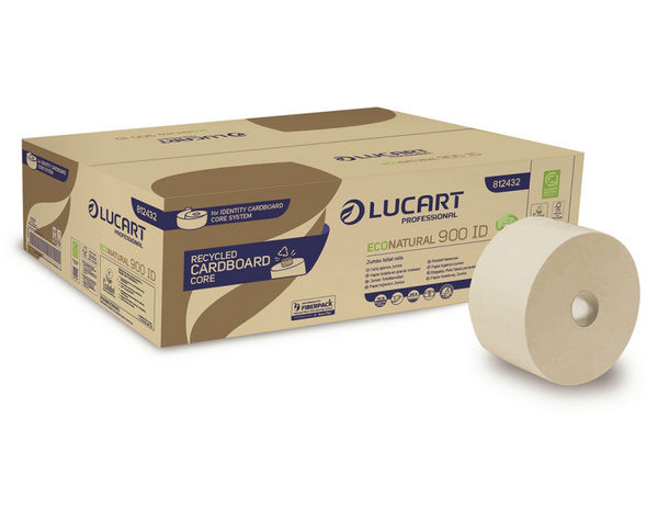 Lucart EcoNatural 900 ID Toilettenpapier Mini Jumbo