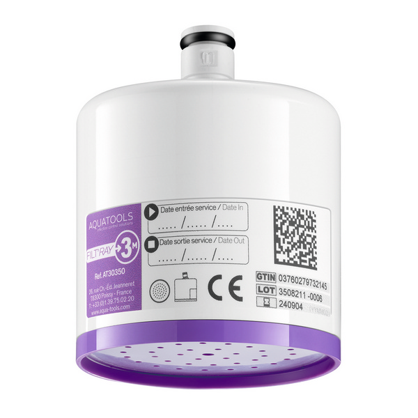 Filter FILT'RAY Armaturen für Waschtisch und Dusche, sowie Handbrause Anti-Legionellen und Anti-Keime, Pseudomonaden