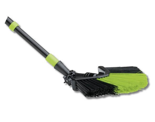 Dreiecksbesen mit Teleskopstiel