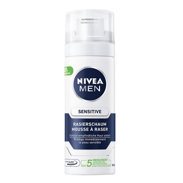 Nivea Men Sensitive Rasierschaum, 50ml nivea-men-sensitive-rasierschaum-50ml-50-422070 - Webstar - Hygiene- und Verbrauchsartikel - Medizin- und Pflegeprodukte - Kiosk- und Shopartikel - Fun Food Service - Schweiz - Articles d’hygiène et consommables - Produits médicaux et de soins - Produits de kiosque et de magasin - Fun Food Service - Suisse