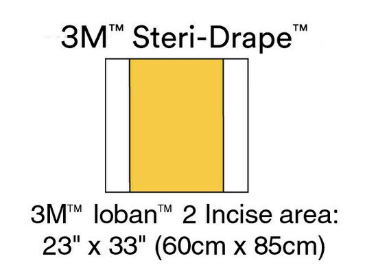 3M loban 2 Antimikrobielle Inzissionsfolie