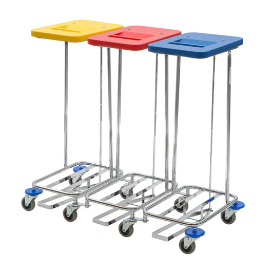 Vermop Meditrans dreifach Wäschewagen