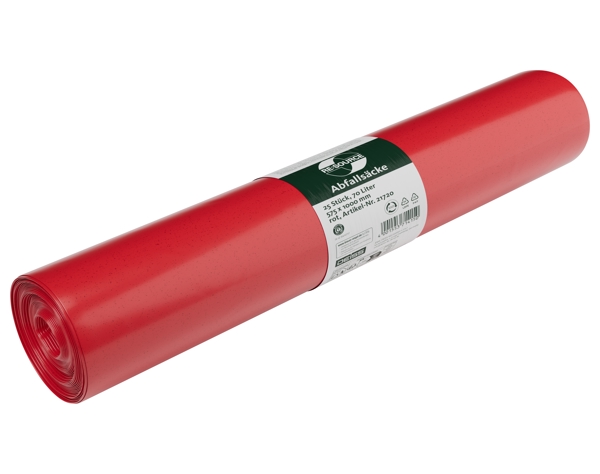 Kehrichtsäcke ohne Verschlussband