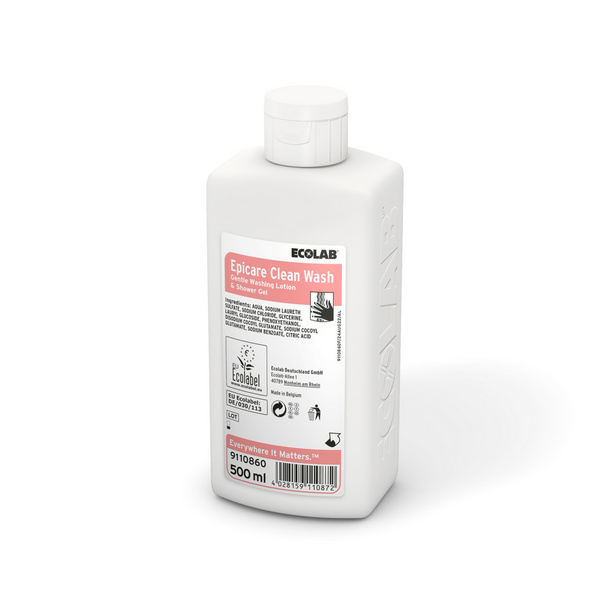 Epicare Clean Wash flüssig, farblos, charakterischer Geruch, pH 5-5.2 Sanfte Waschlotion und Duschgel 500 ml - Webstar - Hygiene- und Verbrauchsartikel - Medizin- und Pflegeprodukte - Articles d’hygiène et consommables - Produits médicaux et de soins