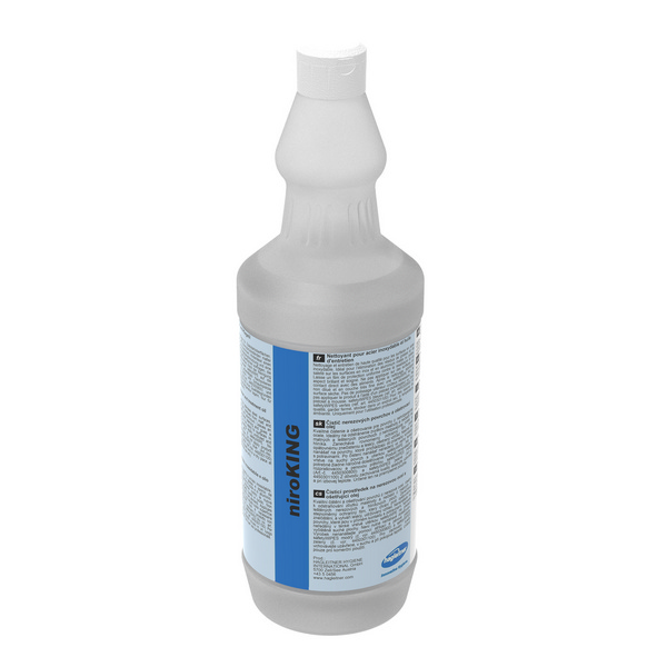 niroKING Edelstahlreiniger und Pflegeöl 1 Liter - Webstar - Hygiene- und Verbrauchsartikel - Medizin- und Pflegeprodukte - Articles d’hygiène et consommables - Produits médicaux et de soins