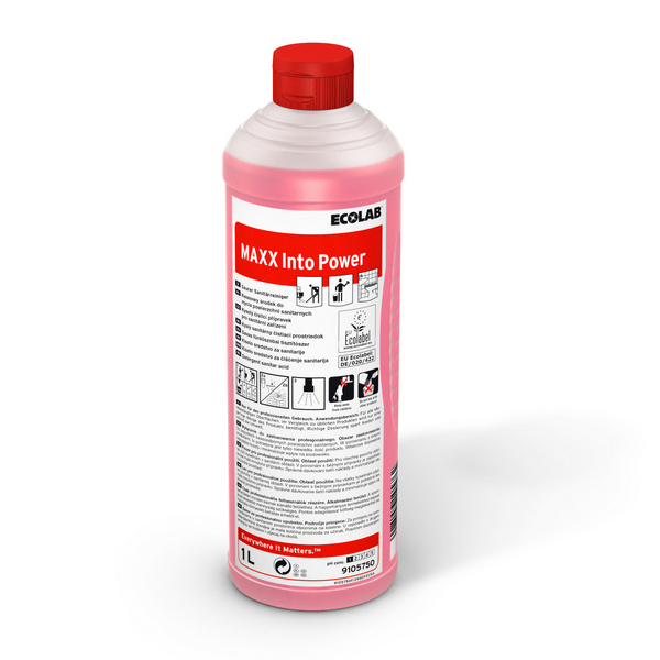 Maxx Into Power Sanitärreiniger 12 x 1 L - Webstar - Hygiene- und Verbrauchsartikel - Medizin- und Pflegeprodukte - Articles d’hygiène et consommables - Produits médicaux et de soins