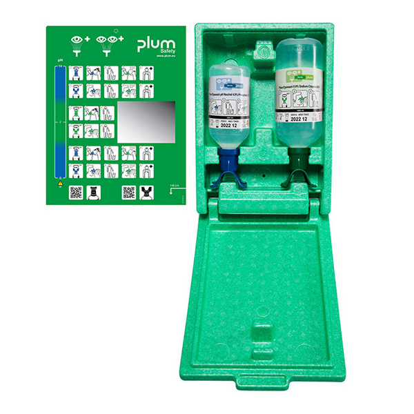 Plum Augenspülung Kombibox Duo 500ml + 1000ml Flasche - Webstar - Hygiene- und Verbrauchsartikel - Medizin- und Pflegeprodukte - Articles d’hygiène et consommables - Produits médicaux et de soins
