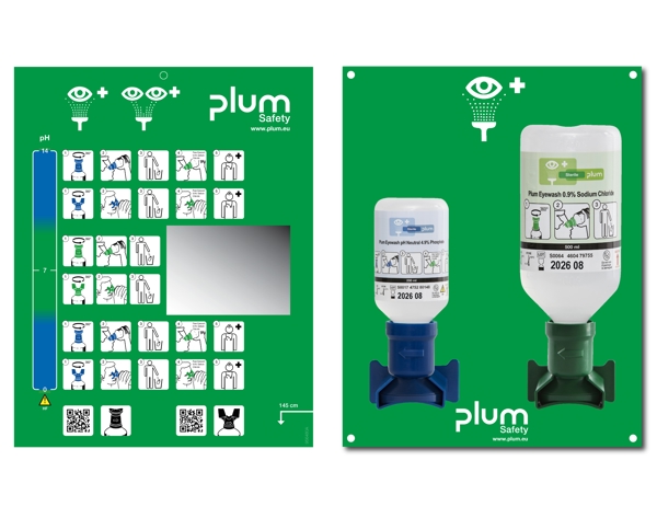Plum Augenspülung Kombibox 200ml + 500ml Flasche - Webstar - Hygiene- und Verbrauchsartikel - Medizin- und Pflegeprodukte - Articles d’hygiène et consommables - Produits médicaux et de soins