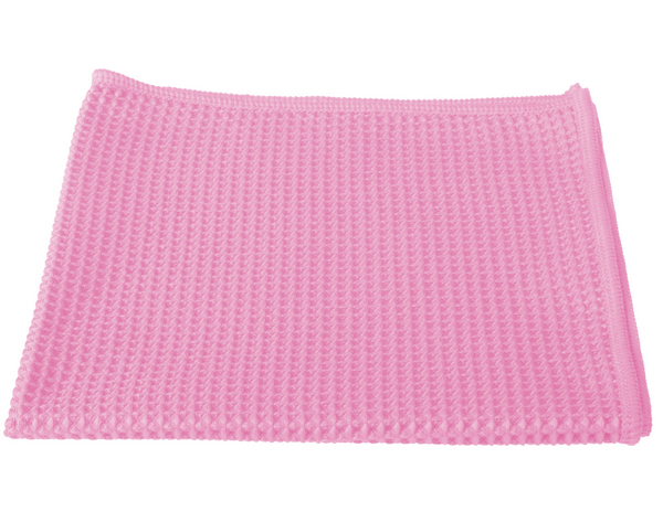 Microfaser Waffeltuch 40 x 40 cm Hohe Fett-, Schmutz-, und Wasseraufnahme. Fussel- und schlierenfrei. Für Unterhaltsreinigung, Küchen- und Sanitärbereich. rosa - Webstar - Hygiene- und Verbrauchsartikel - Medizin- und Pflegeprodukte - Articles d’hygiène et consommables - Produits médicaux et de soins
