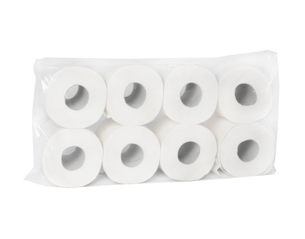 Toilettenpapier TrioDeluxe Kleinrollen Zellstoff, 3-lagig, Rolle à 250 Blatt 9,5 × 11 cm, weiss, Blumenprägung - Webstar - Hygiene- und Verbrauchsartikel - Medizin- und Pflegeprodukte - Articles d’hygiène et consommables - Produits médicaux et de soins