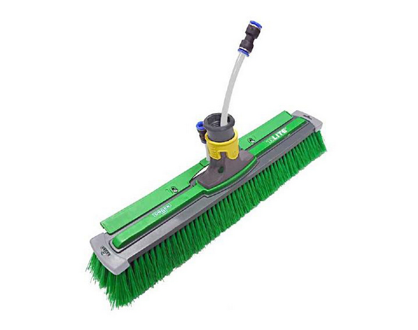 Unger nLITE Power Bürste komplett 41 cm gesplissen grau grün - Webstar - Hygiene- und Verbrauchsartikel - Medizin- und Pflegeprodukte - Articles d’hygiène et consommables - Produits médicaux et de soins